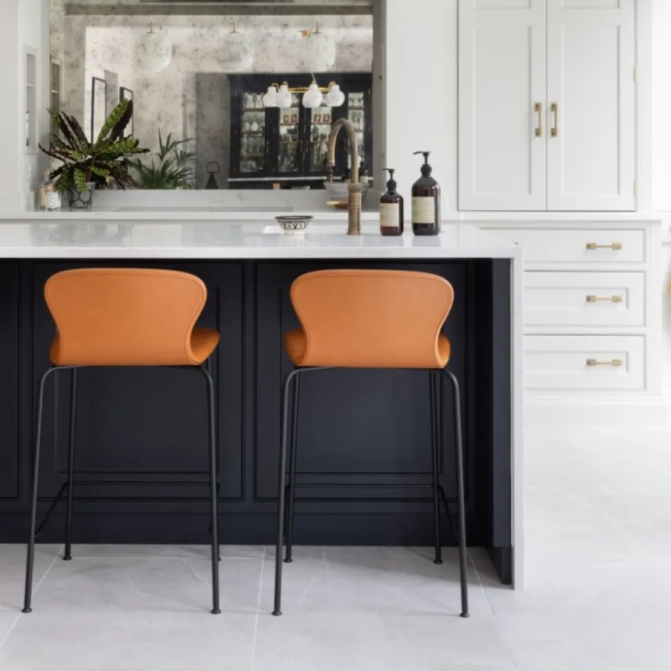 2 Stk. Bruunmunch PLAYchair Counter Cognac Hero Læder