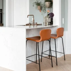 2 Stk. Bruunmunch PLAYchair Counter Cognac Hero Læder