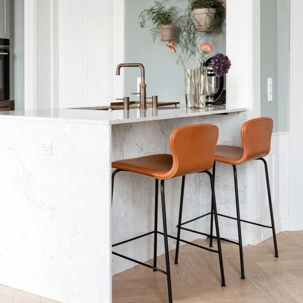 2 Stk. Bruunmunch PLAYchair Counter Cognac Hero Læder