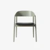 Andersen Furniture AC2 Stol Grøn Bøg Sort PU Læder
