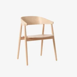Andersen Furniture AC2 Stol Hvidpigmenteret Mat Lakeret Bøg