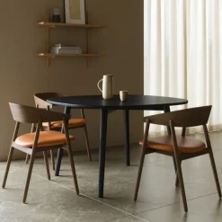 Andersen Furniture AC2 Stol Røget Mat Lakeret Bøg Cognac Læder