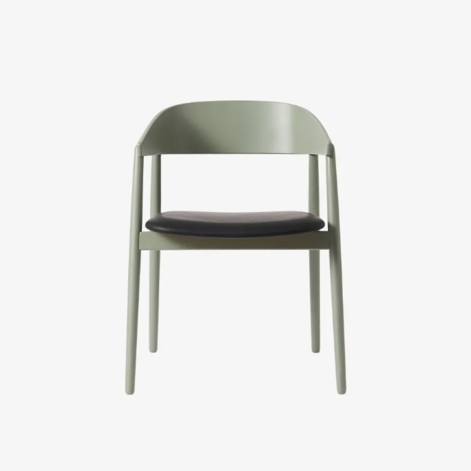 Andersen Furniture AC2 Stol Grøn Bøg Sort Læder