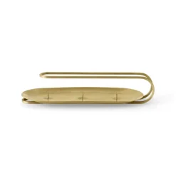 Audo Copenhagen Clip Table Candle Holder 3-Arm Brass
