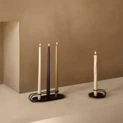 Audo Copenhagen Clip Table Candle Holder 3-Arm Black