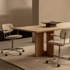 Audo Copenhagen Co Task Chair Audo Bouclé / Natural Oak