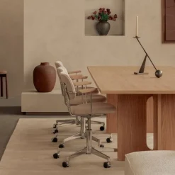 Audo Copenhagen Co Task Chair Audo Bouclé / Natural Oak