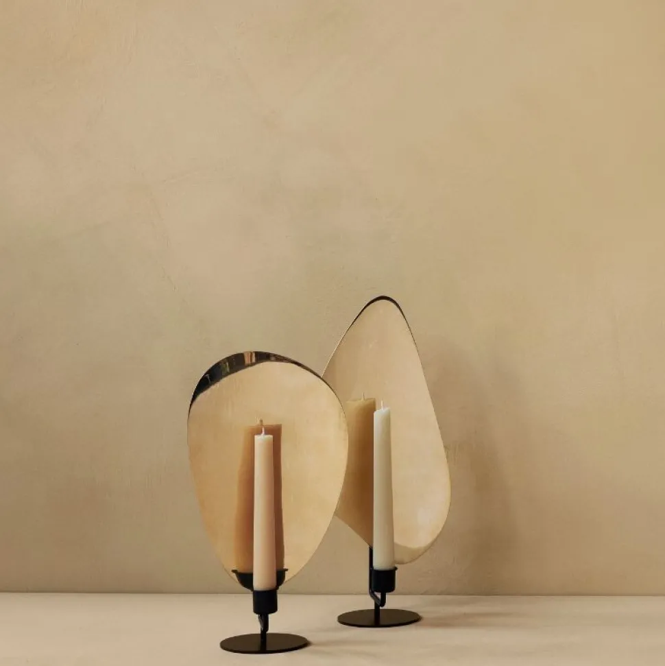 Audo Copenhagen Flambeau Lysestage Messing H34