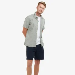 Barbour Nelson Regular SS Shirt Olive