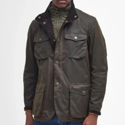Barbour Ogston Waxed Jacket Olive