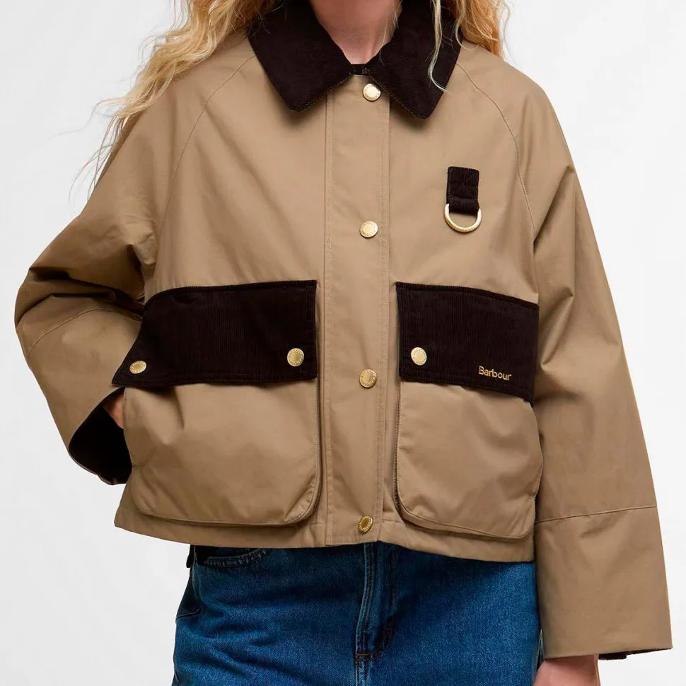 Barbour Phoebe Casual Jacket Military Brown