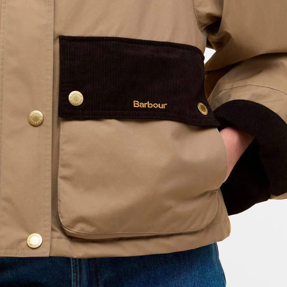 Barbour Phoebe Casual Jacket Military Brown