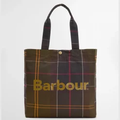 Barbour Telfield Tartan Tote Bag Classic Tartan