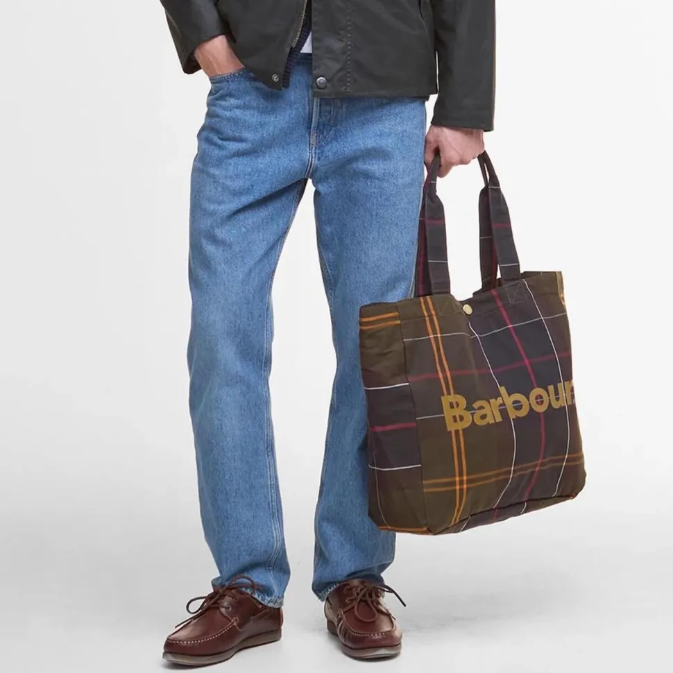 Barbour Telfield Tartan Tote Bag Classic Tartan