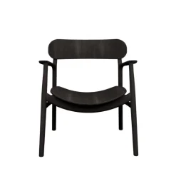 Bent Hansen Asger Loungestol Sortlakeret Eg