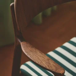 Bent Hansen Asger Spisebordsstol Eg/Røget Cognac Zenso 2 Læder