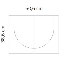 Bent Hansen Inverse Sofabord Small Grå