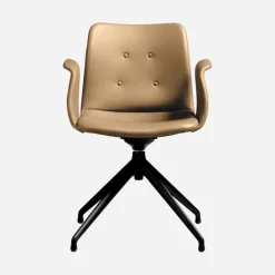 Bent Hansen Primum Armstol Sort Stel Zenso 261 Læder