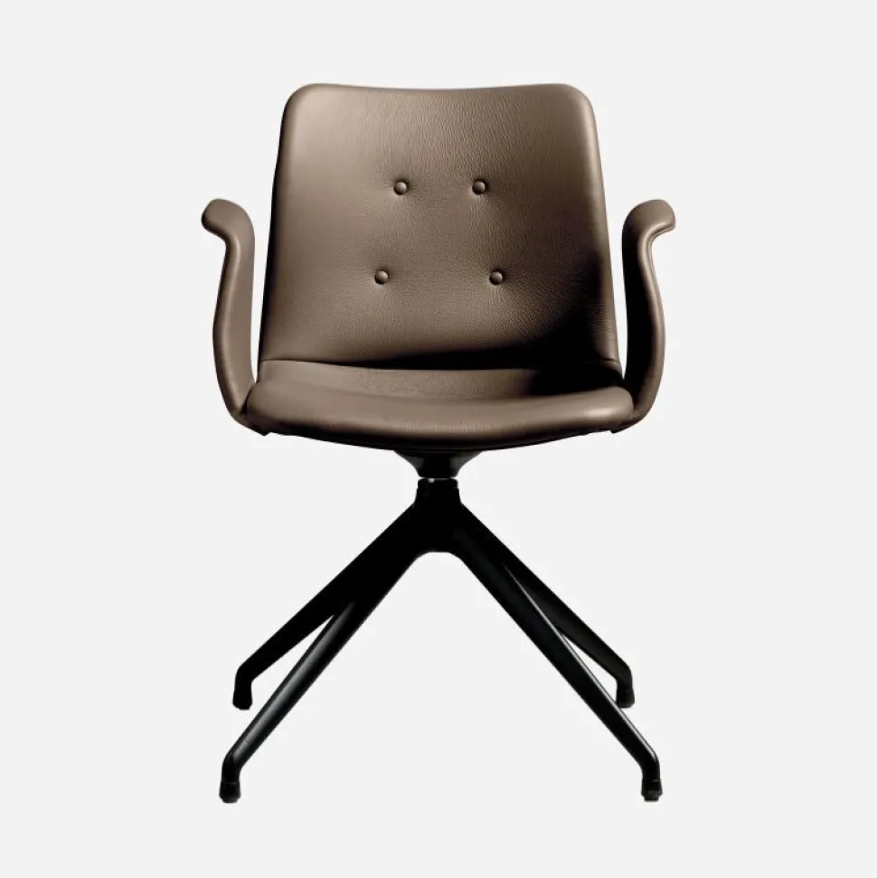 Bent Hansen Primum Armstol Sort Stel Zenso 292 Læder