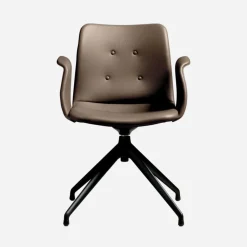 Bent Hansen Primum Armstol Sort Stel Zenso 292 Læder