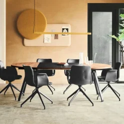 Bent Hansen Primum Armstol Sort Stel Zenso 292 Læder