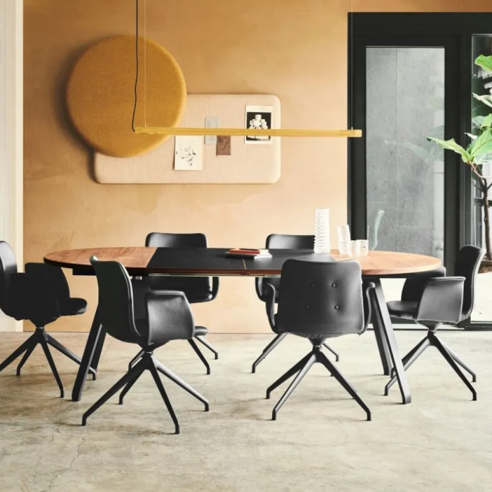 Bent Hansen Primum Armstol Sort Stel Zenso 292 Læder