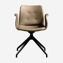 Bent Hansen Primum Armstol Sort Stel Zenso 228 Læder