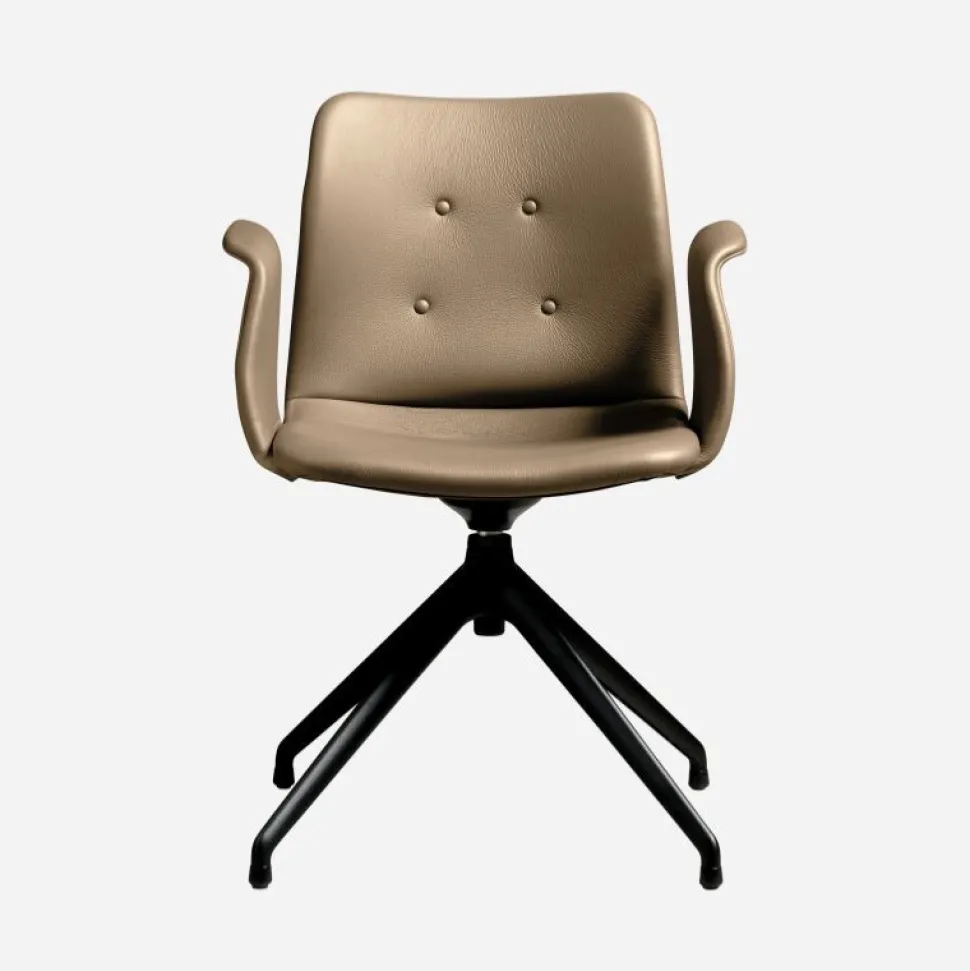 Bent Hansen Primum Armstol Sort Stel Zenso 228 Læder