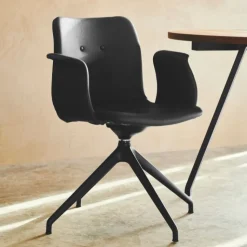 Bent Hansen Primum Armstol Sort Stel Zenso 207 Læder