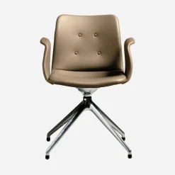 Bent Hansen Primum Armstol Poleret Stel Zenso 228 Læder