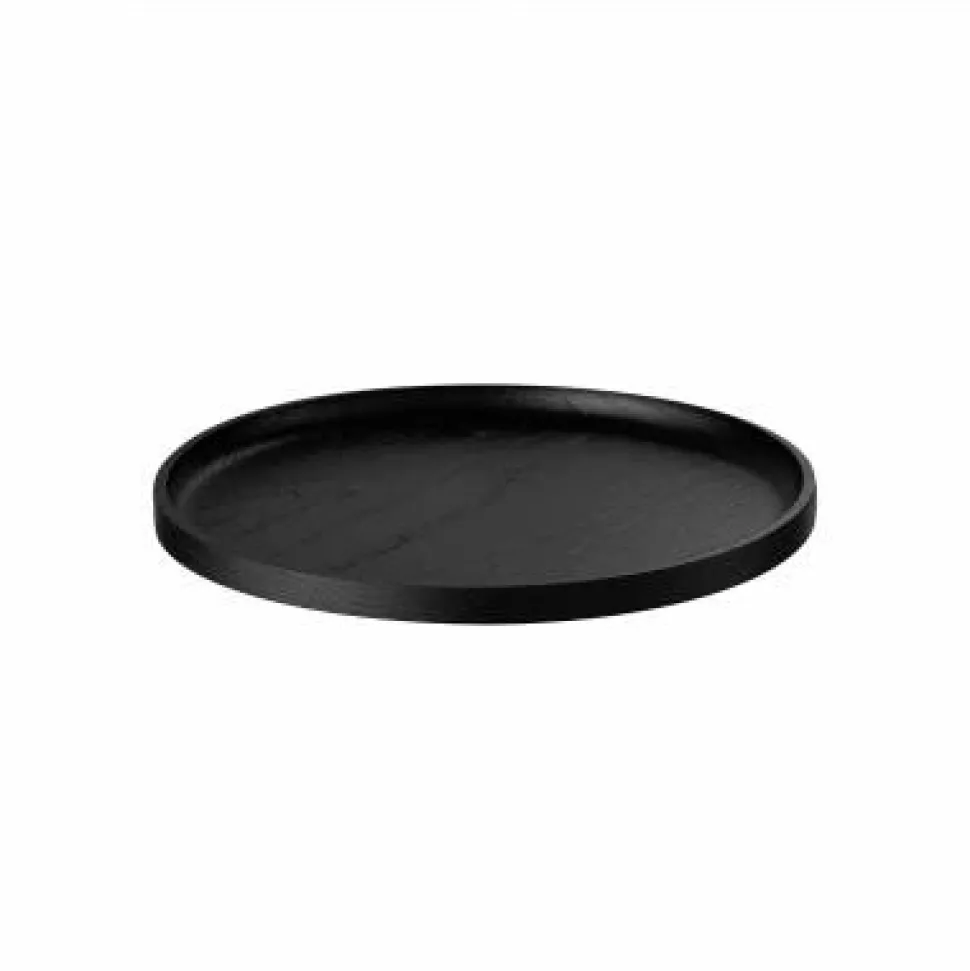 Blomus Oku Tray Black Round Small