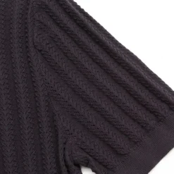 Blue De Génes Compra Open Polo Knit Dark Navy