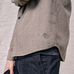 Blue De Gênes Ginotto Oregon Shirt Pebble Beige