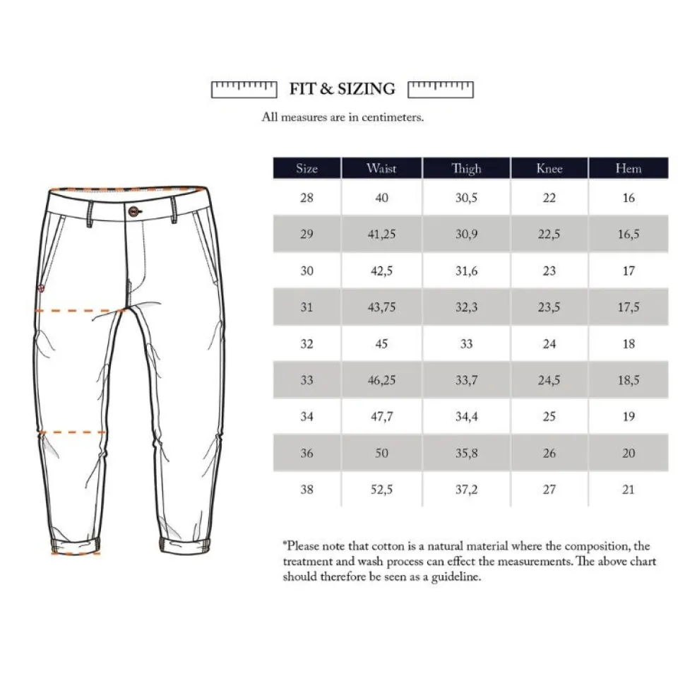 Blue De Gênes Manuel Cord Chino