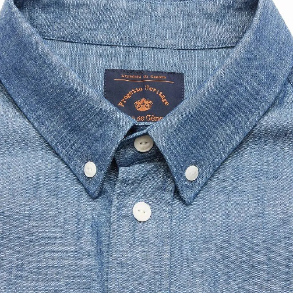 Blue De Gênes Sandro Chambray Shirt