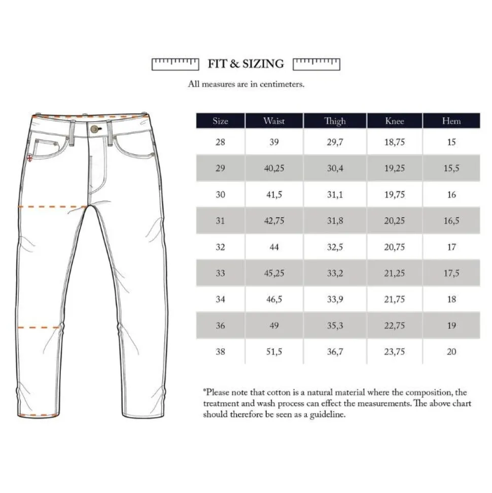 Blue De Gênes Vinci Pala Used Jeans Blue Denim