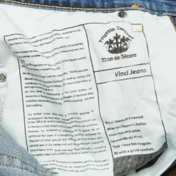 Blue De Gênes Vinci Pala Used Jeans Blue Denim