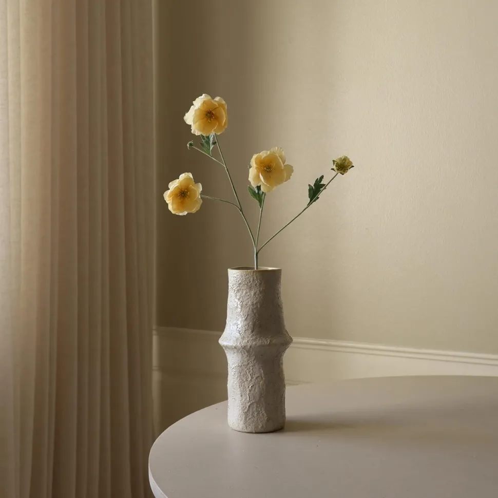 Botané Studios Four Heads Poppy Flower Yellow