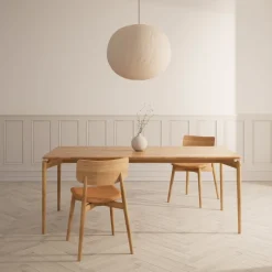 Bruunmunch Pure Spisebord 190 Olieret Eg Inkl. 2 Tillægsplader