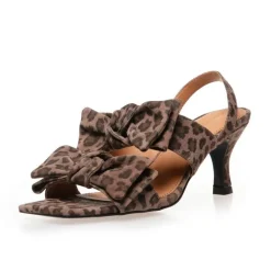 Copenhagen Shoes Butterfly Heel Leopard