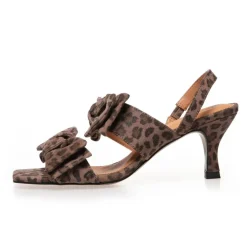 Copenhagen Shoes Butterfly Heel Leopard