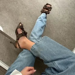 Copenhagen Shoes Butterfly Heel Leopard