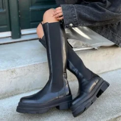 Copenhagen Shoes Follow Me Black With Black Stiches