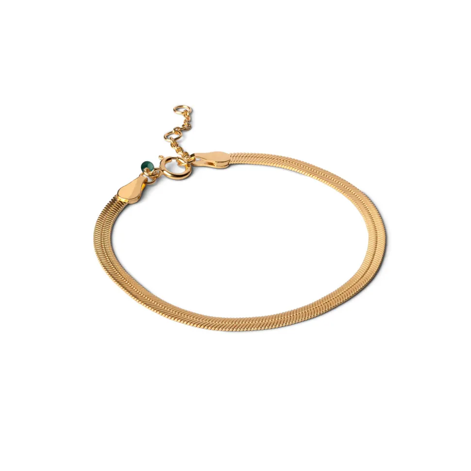 Enamel Copenhagen Bracelet Caroline Gold-Plated