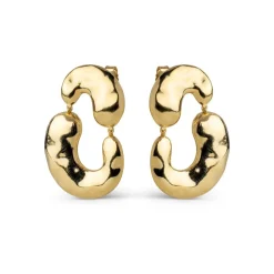 Enamel Copenhagen Earrings Viona Gold-Plated
