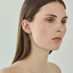 Enamel Copenhagen Hoops Nova Chain One Piece Gold-Plated