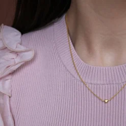 Enamel Copenhagen Little Love Necklace Silver