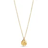 Enamel Copenhagen Necklace Organic Clover Gold-Plated