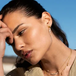 Enamel Copenhagen Necklace Ophelia Gold-Plated