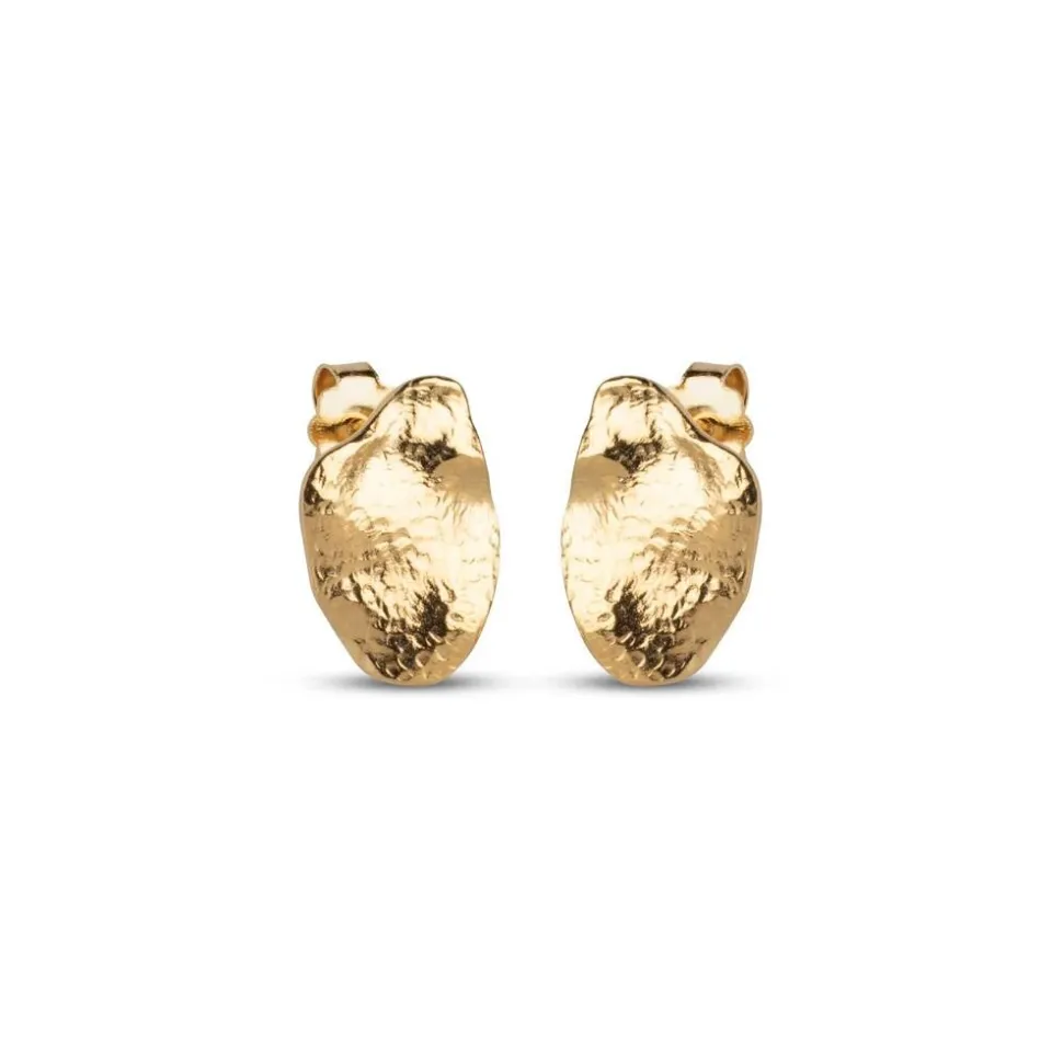 Enamel Copenhagen Studs Maia Small Gold-Plated